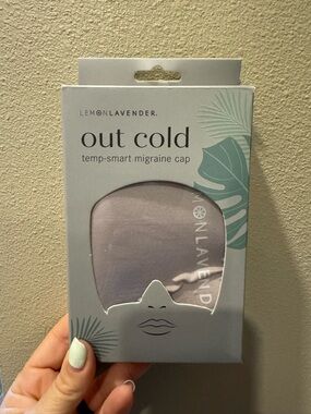 Lemon Lavender Out Cold Temp Smart Migraine Cap grey
